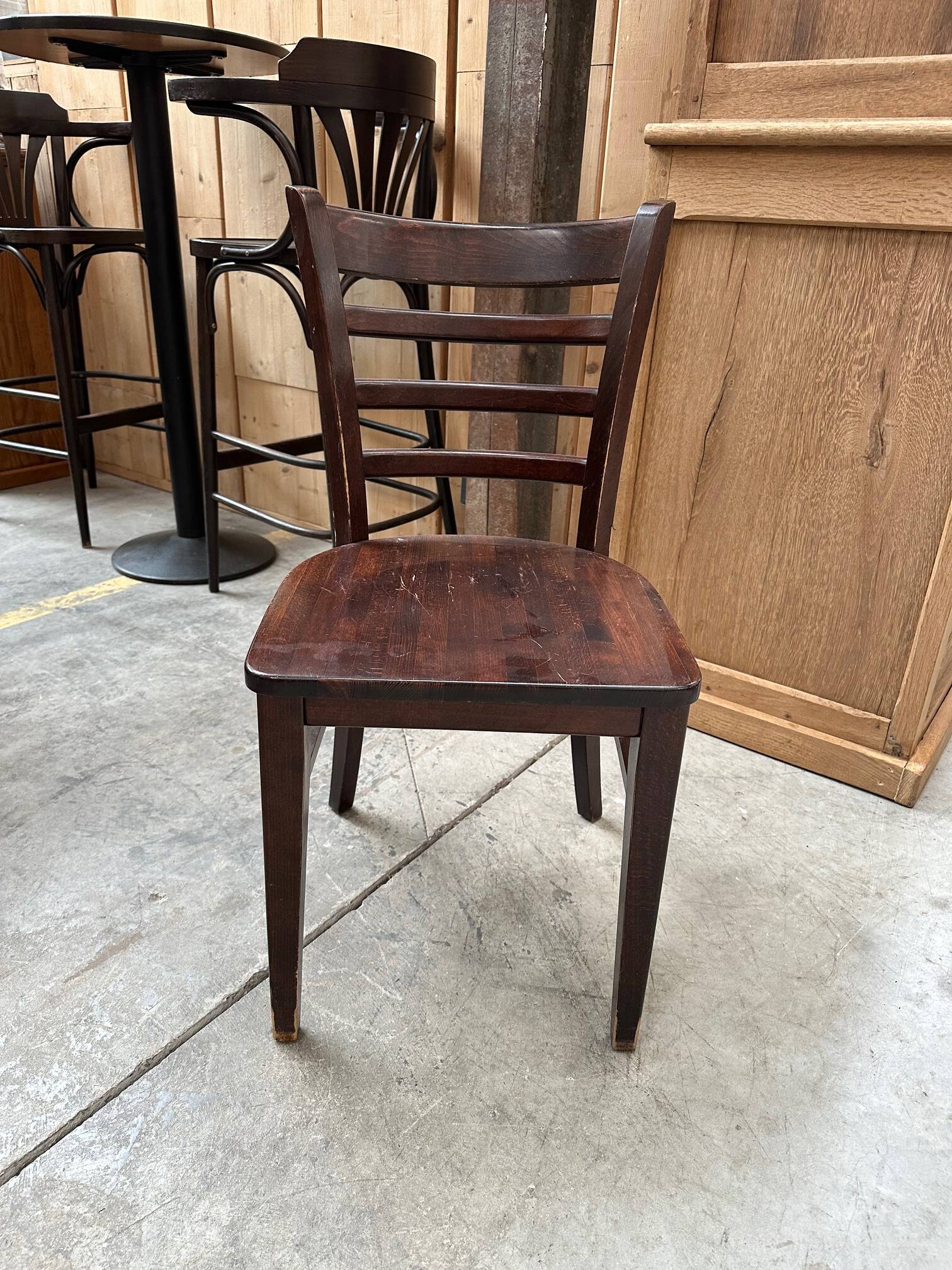 Set of 107 bistro chairs