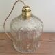 Glass globe pendant light