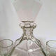 Crystal whisky decanter and 8 glasses