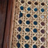 Suite of 6 chairs sleigh Baumann vintage redone