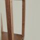 Table d’appoint chêne – Lignes architecturales, esprit moderniste 1940