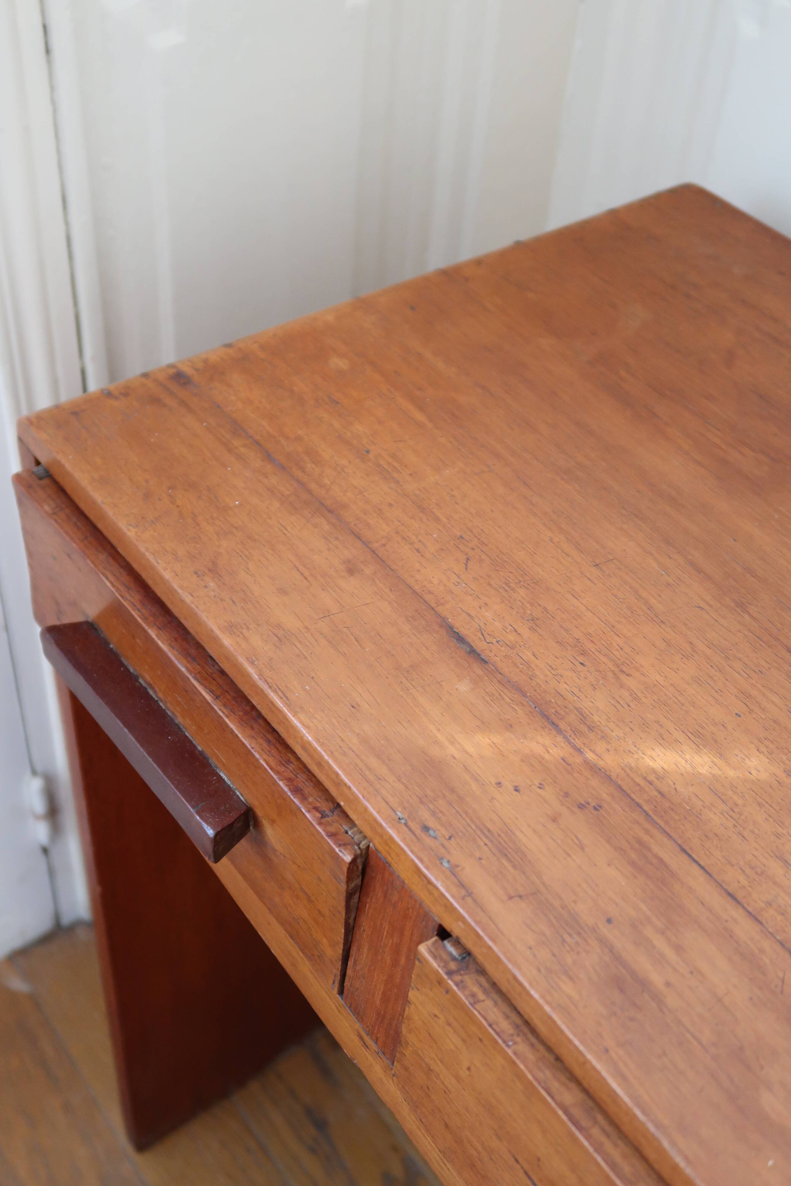 Brutalist side table console