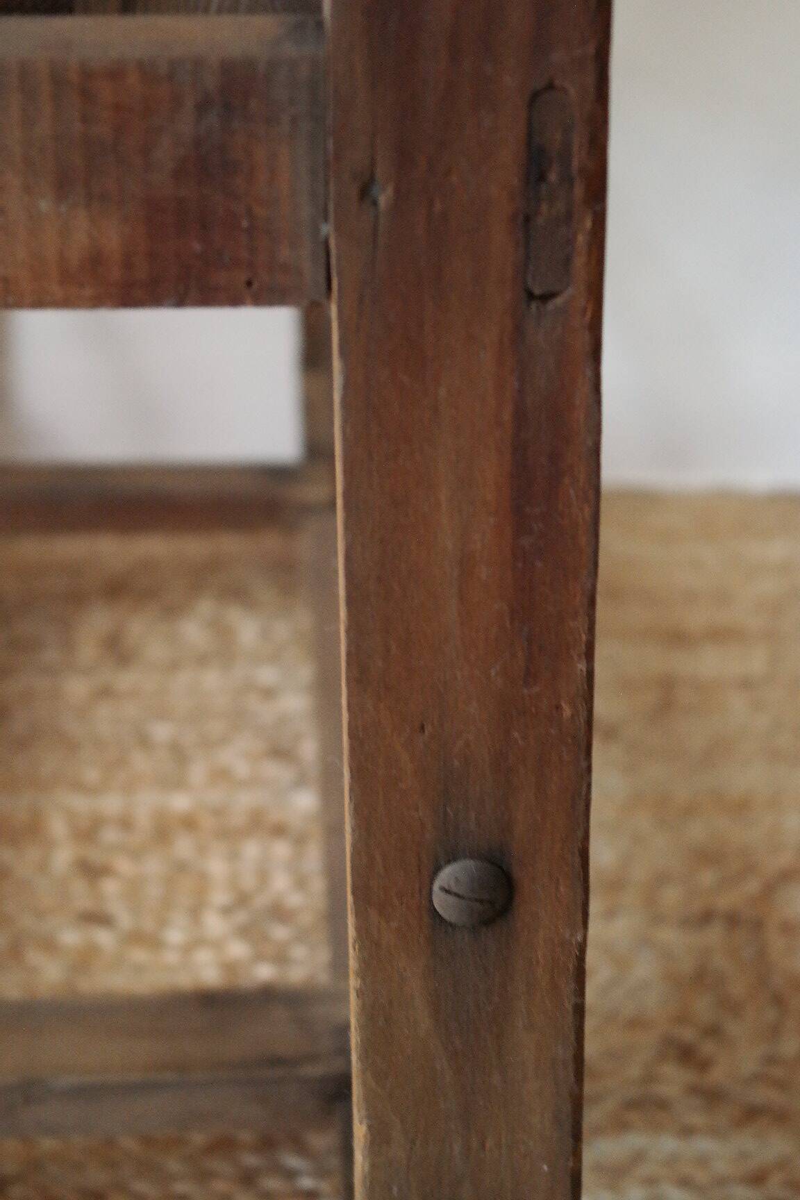 Vintage rolling shelf craft furniture