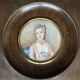 Miniature : portrait de dame de qualité