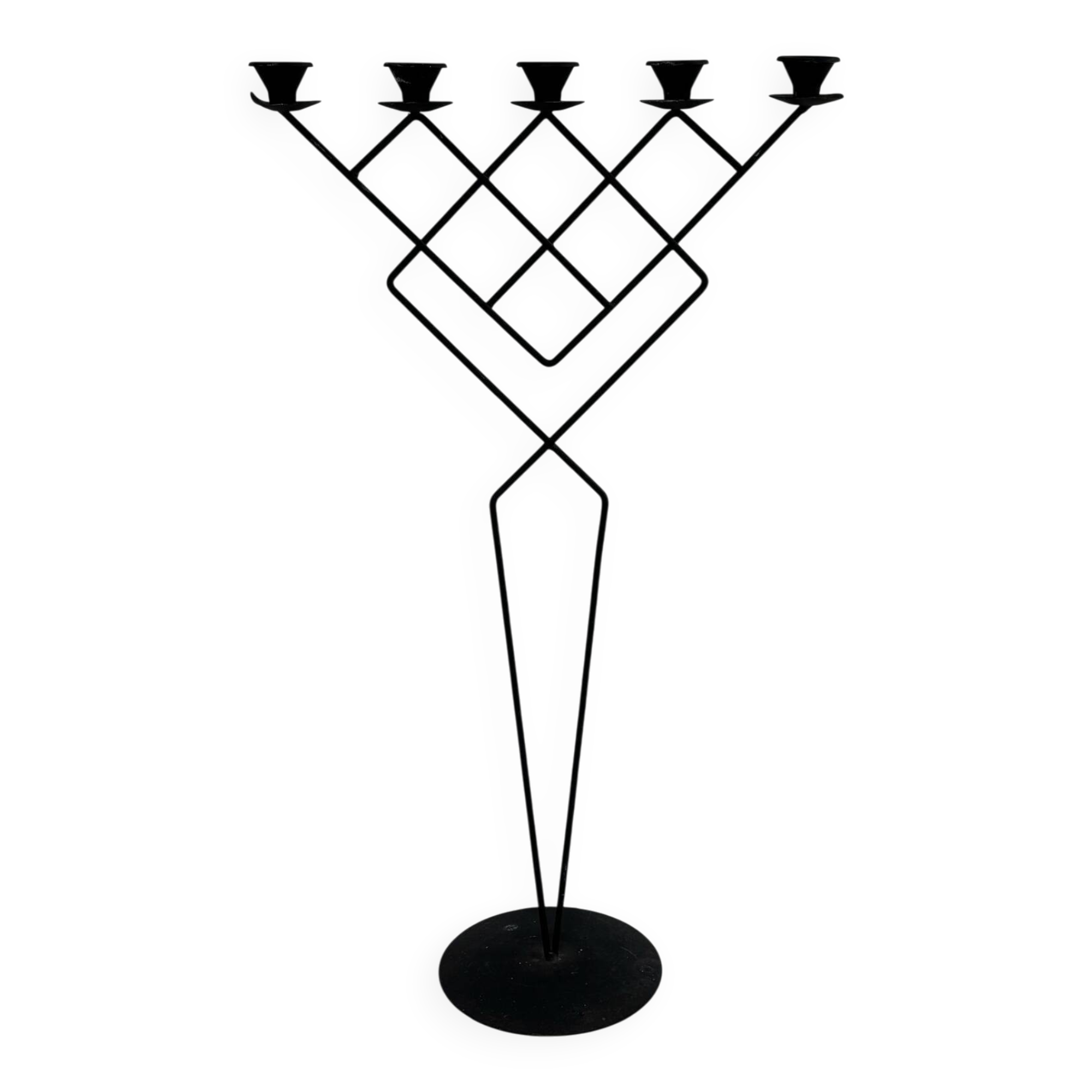 Metal chandelier