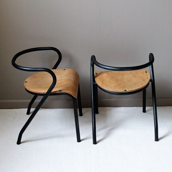 Chaise Hitier vintage