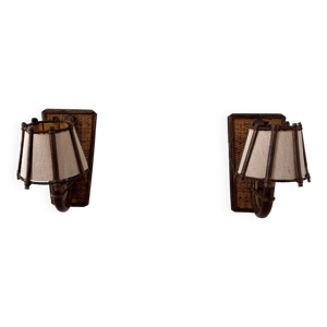 Paire d'appliques vintage