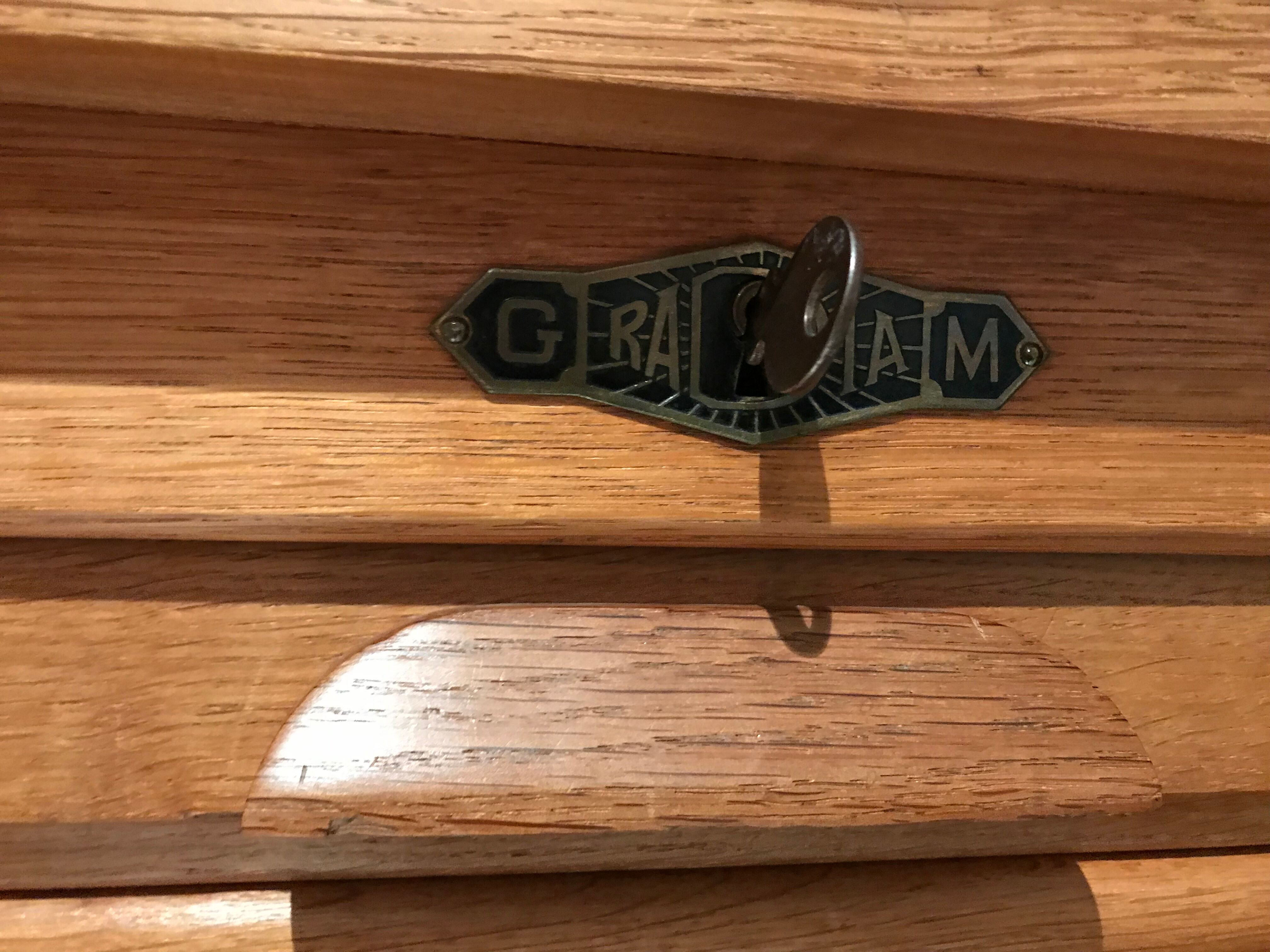 Cabinet notary oak curtain