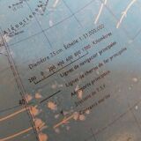 Globe terrestre en verre Taride 1974