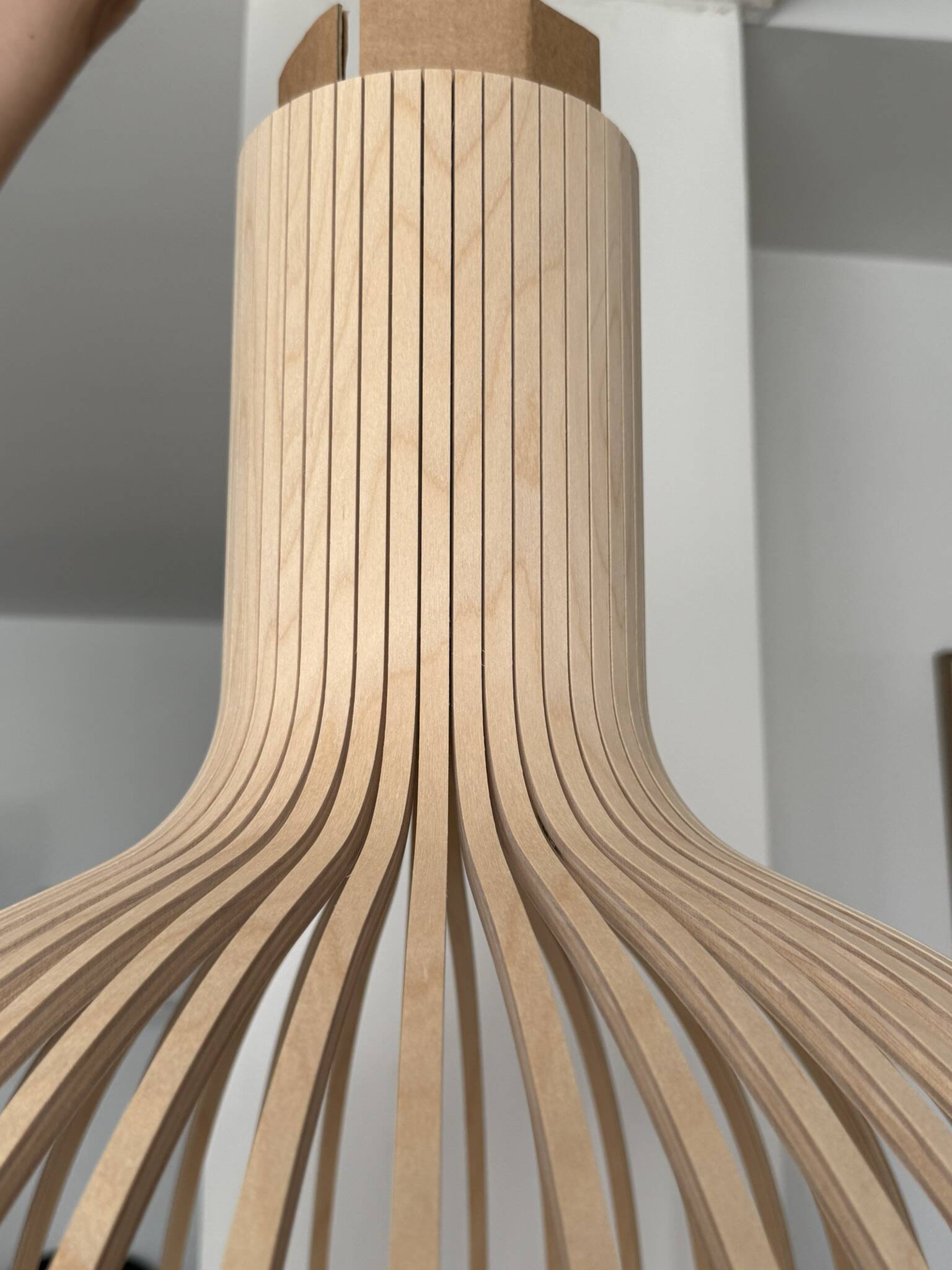 Suspension octo secto 4240 bouleau naturel - ø54cm - neuf