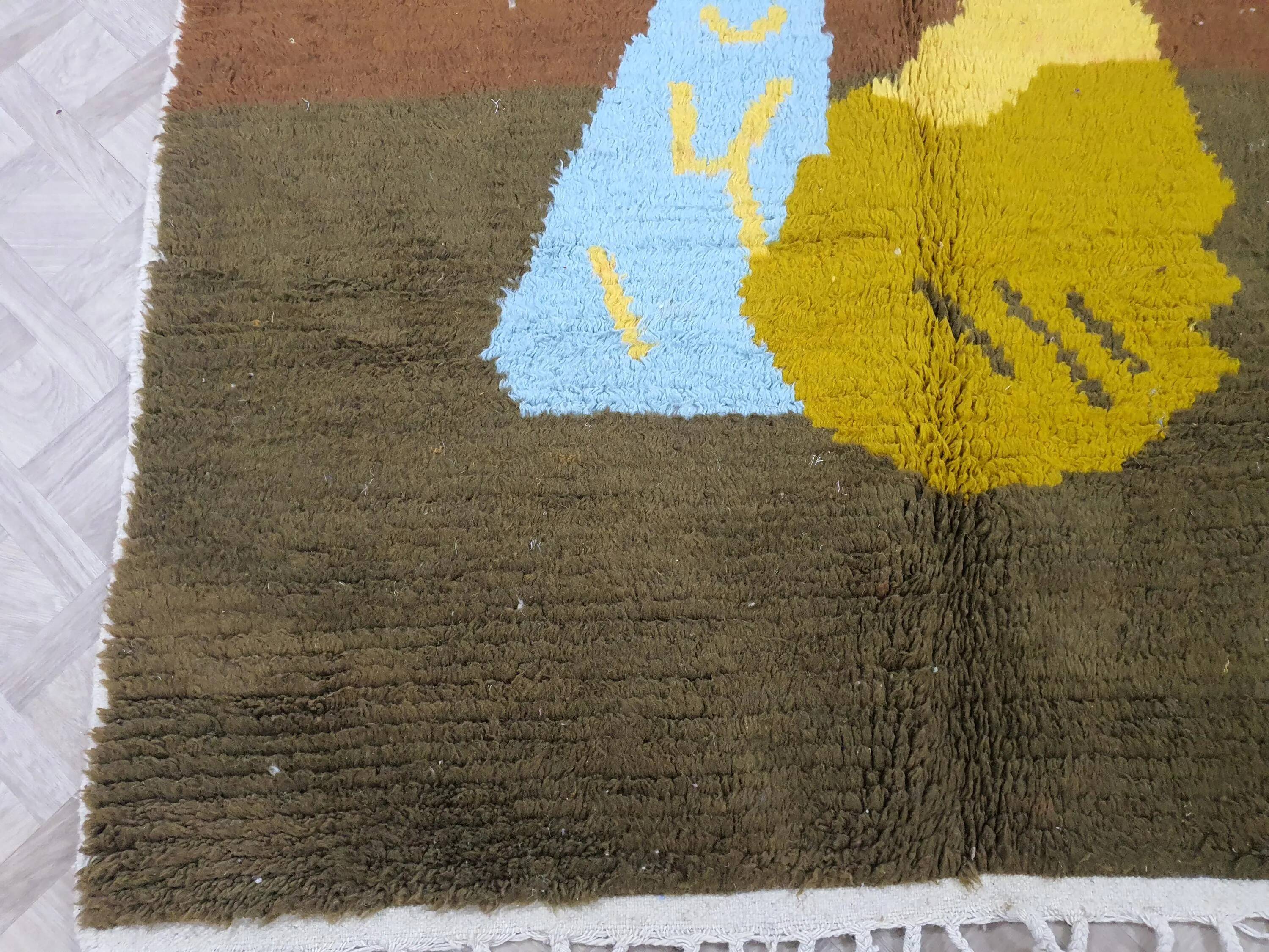 Handmade Moroccan rug high quality 2.5x1.5 m