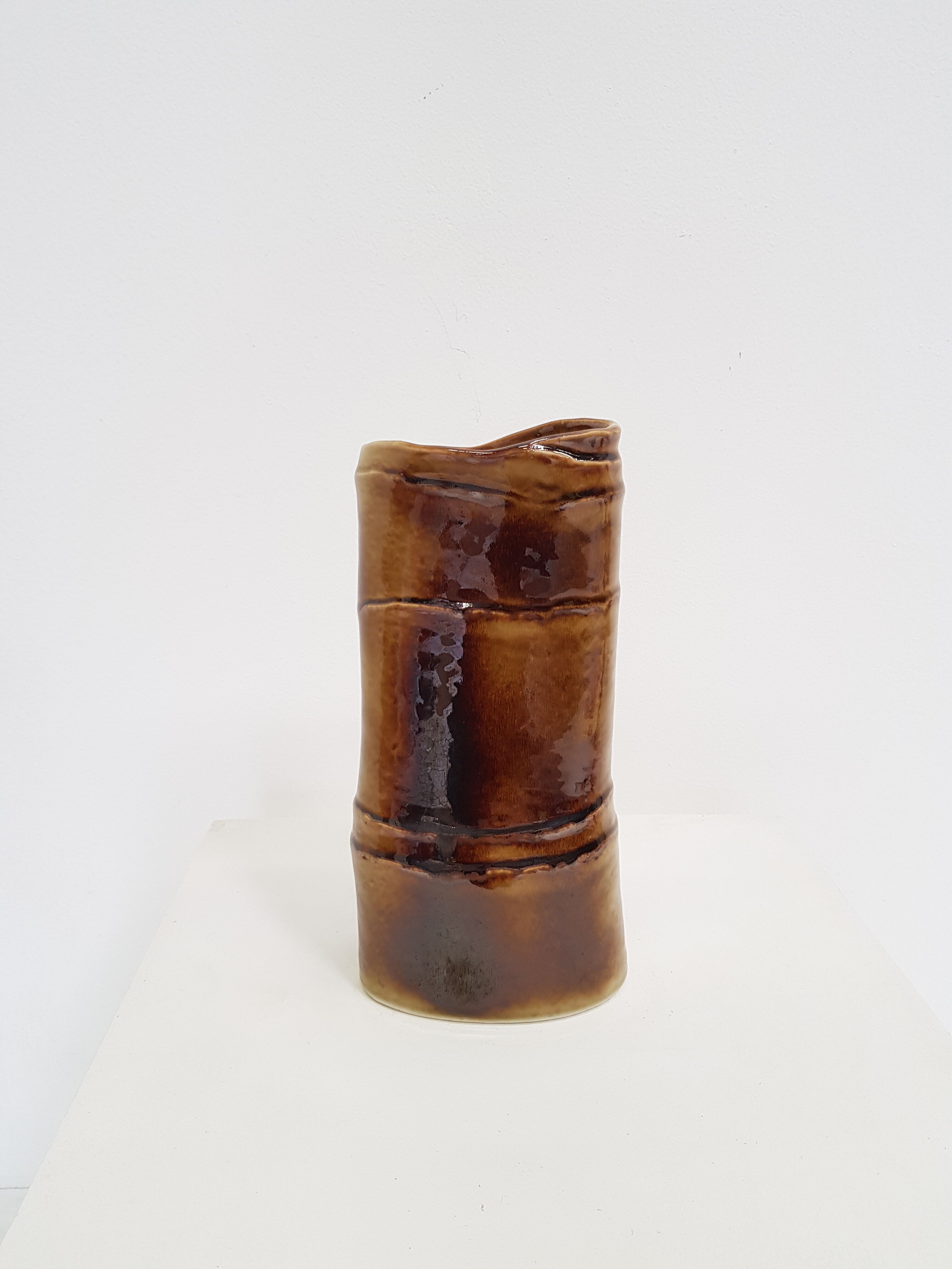 Ceramic vase signed Virebent France