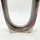 Sculptural cast aluminum vase — 1980s