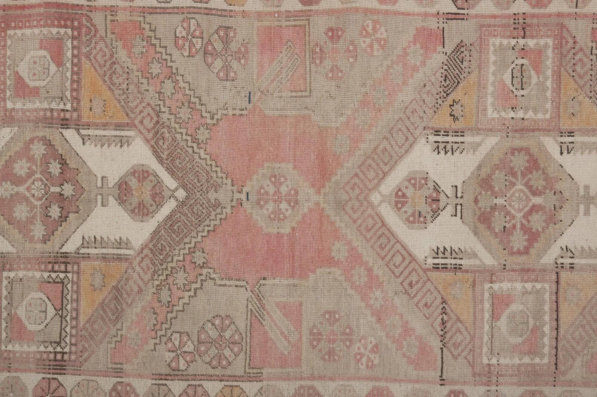 Vintage Turkish hallway rug 157x370 cm