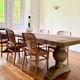 Monastery table in solid old oak – SUN 400 by 120 cm