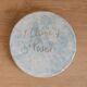 Wall plate - Yves Clément - Ceramic Enamel - Hand-painted flowers