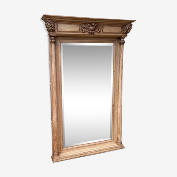 Miroir en bois sculpté, 168x112 cm