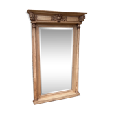 Carved wooden mirror, 168x112 cm