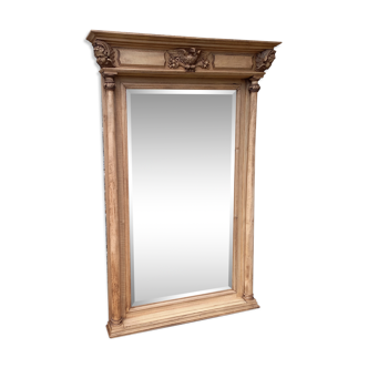 Miroir en bois sculpté, 168x112 cm