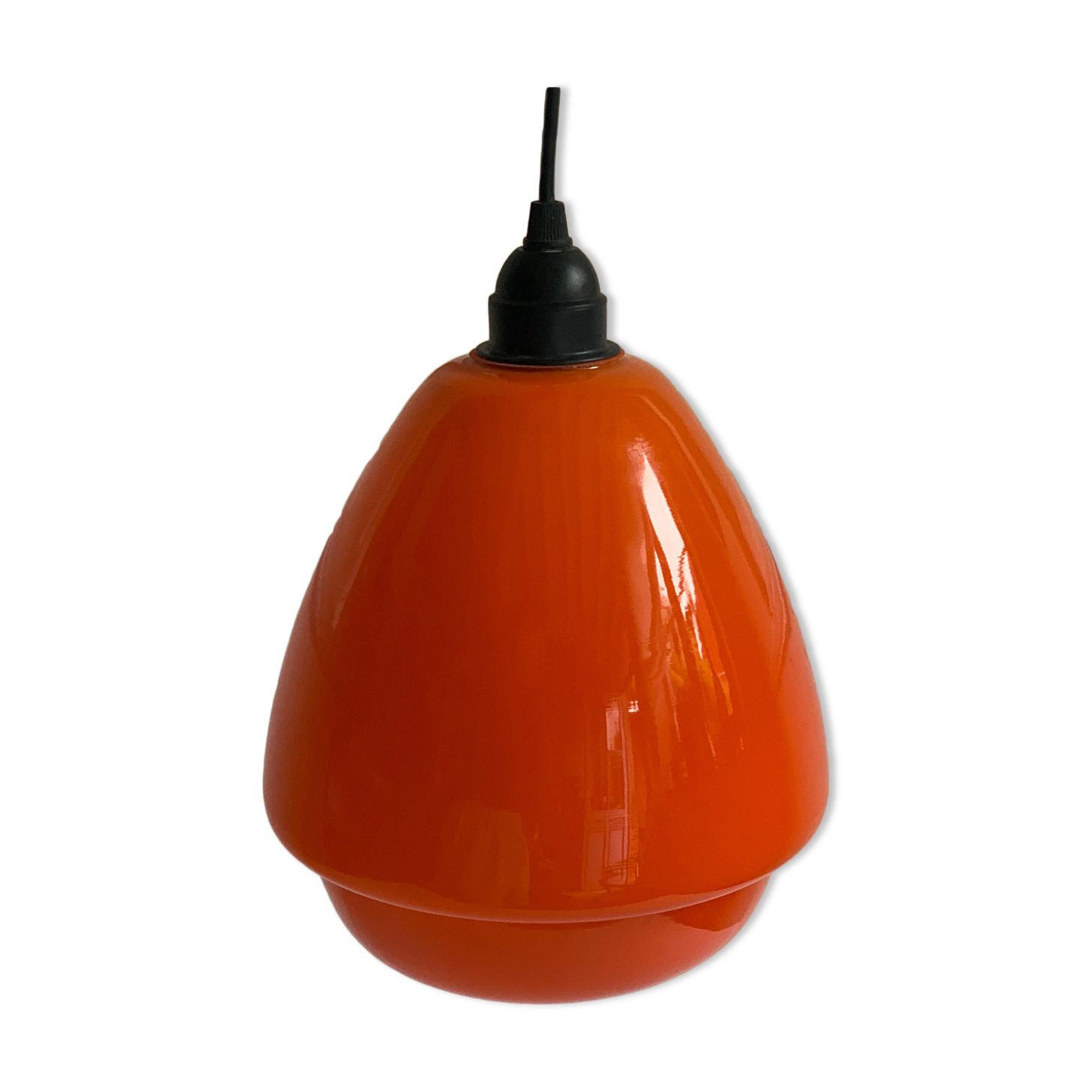 Vintage orange pendant lamp