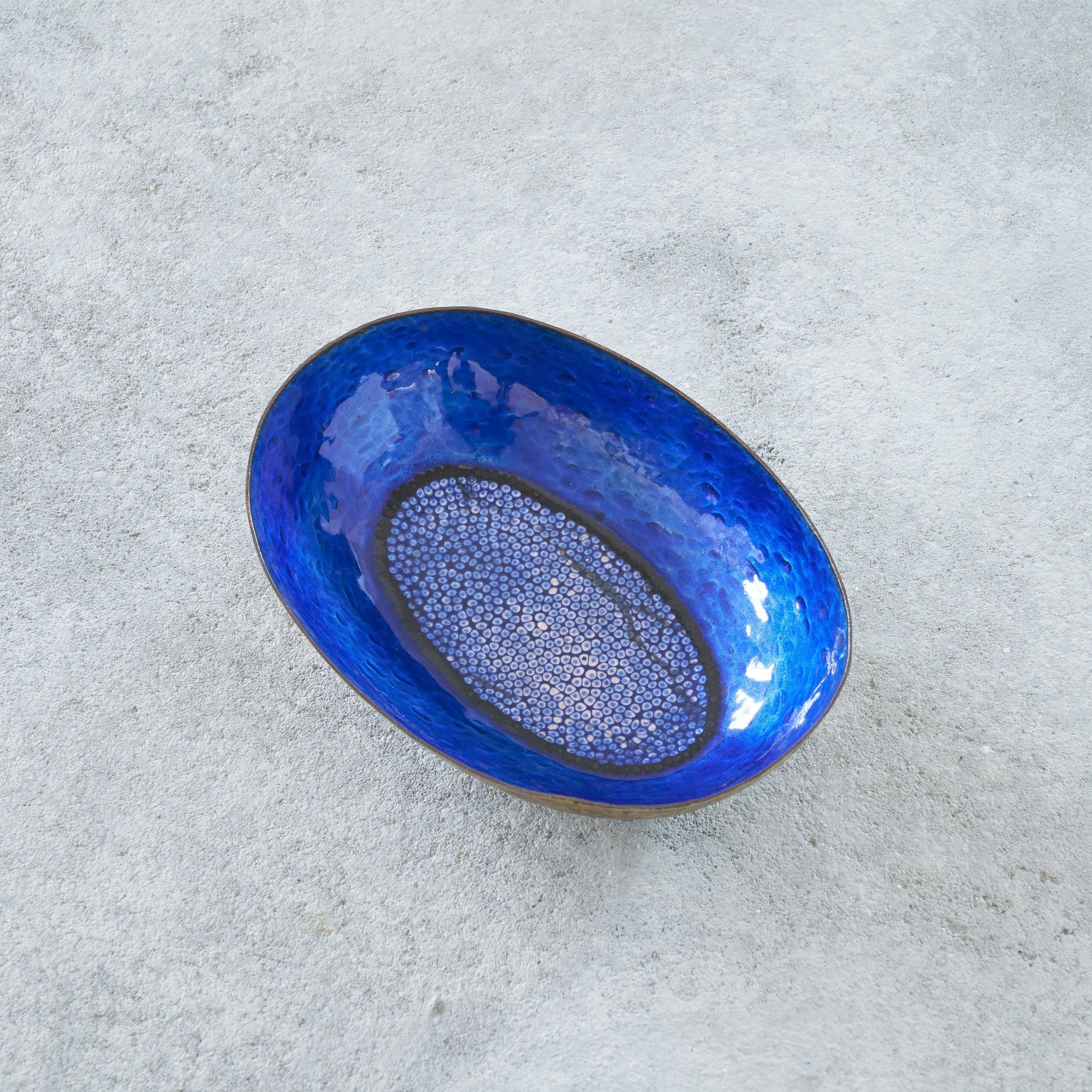 Hammered and enamelled Valenti cup from the 1960s.