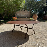 Table basse en fer forgé artisanal