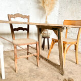 Folding guinguette table