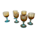 6 verres en cristal de Portieux