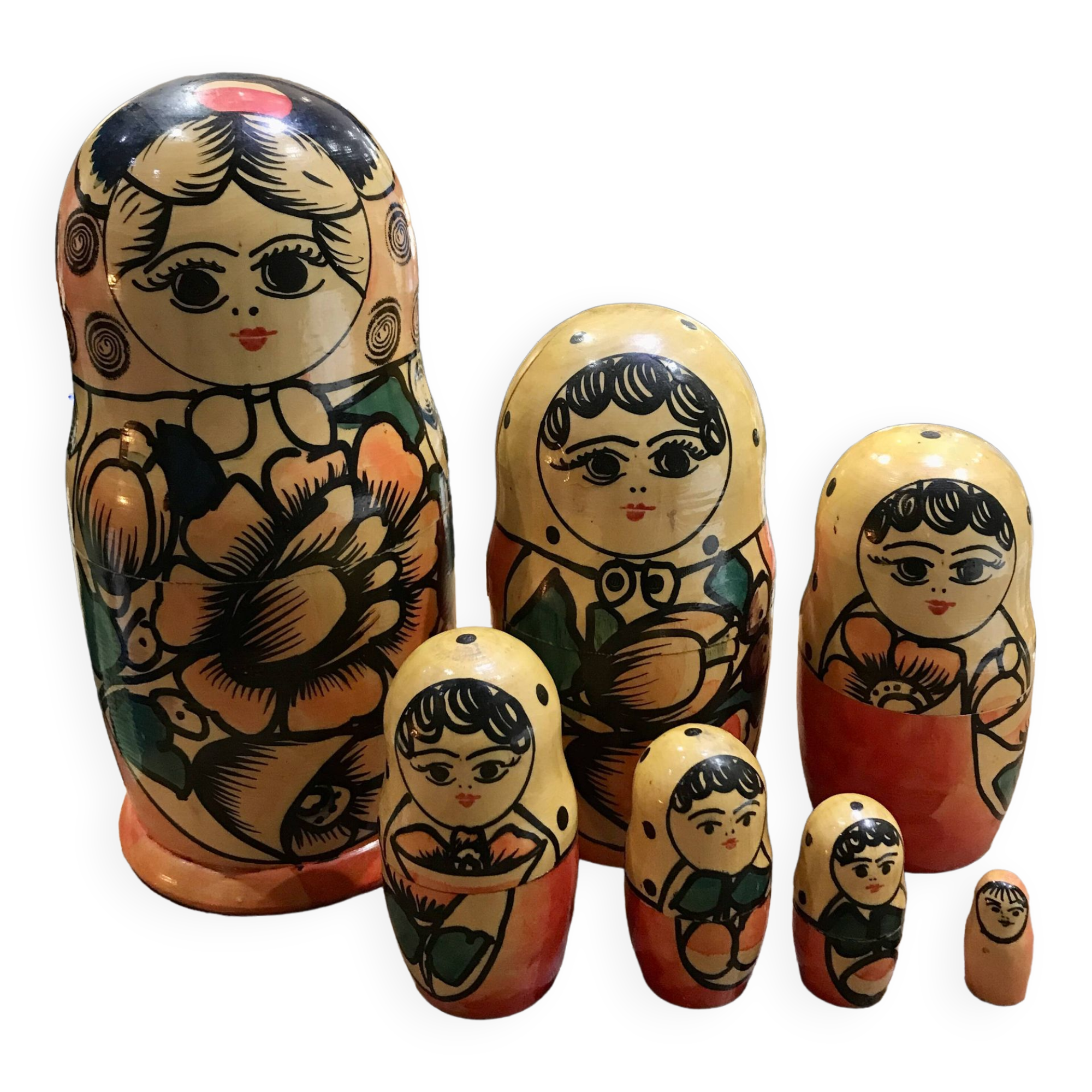 Vintage Russian Matryoshka dolls