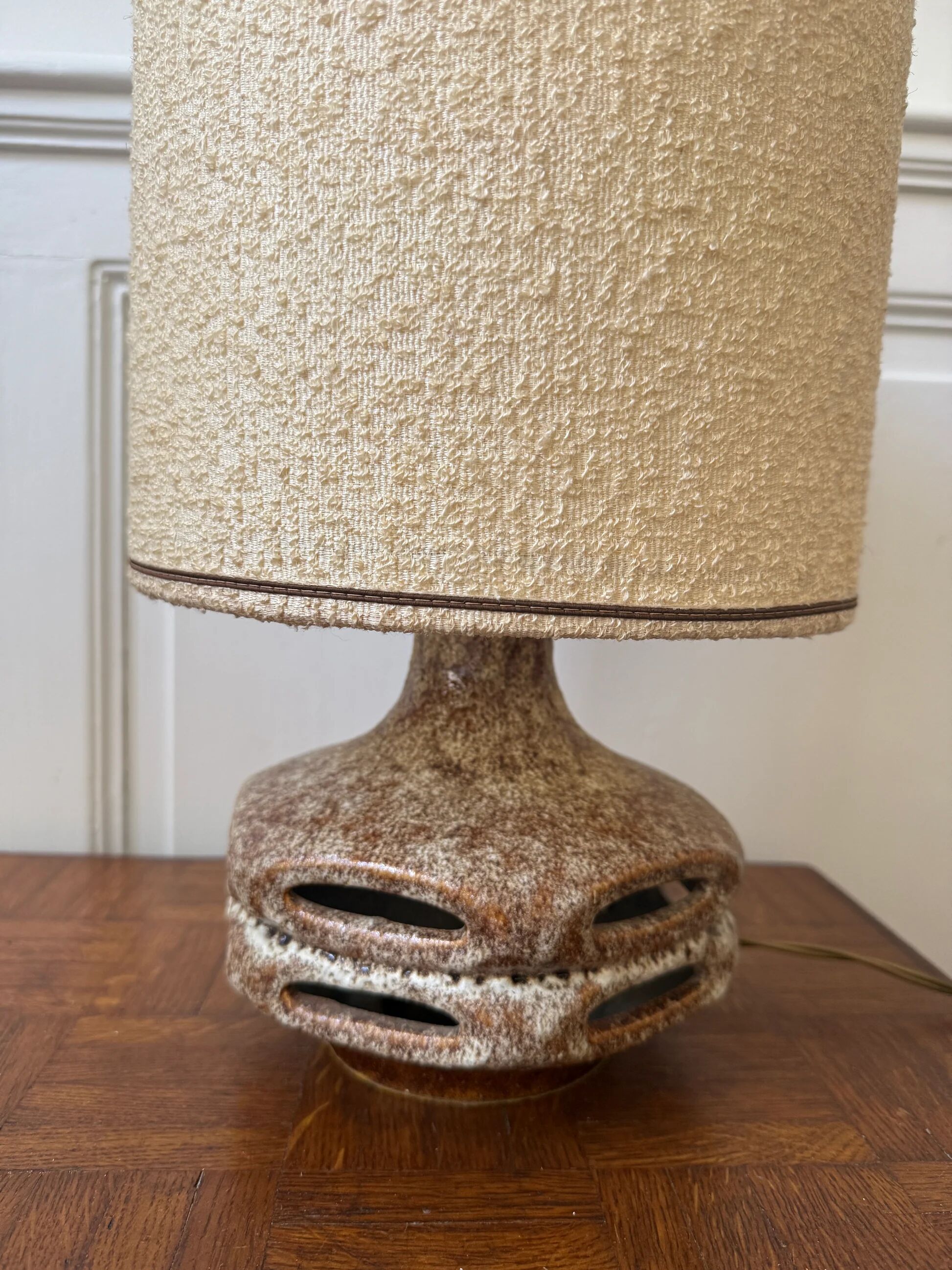 Fat Lava ceramic lamp - Mid century 1970