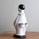 Kitchen utensil holder, ceramic Pierrot, 70s