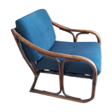 Vintage bamboo armchair