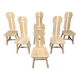 Vintage dining chairs by Depuydt, Belgium, set of 6 - 1960s
