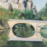 Provençal landscape painting