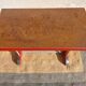 table de bistrot, bois et aluminium