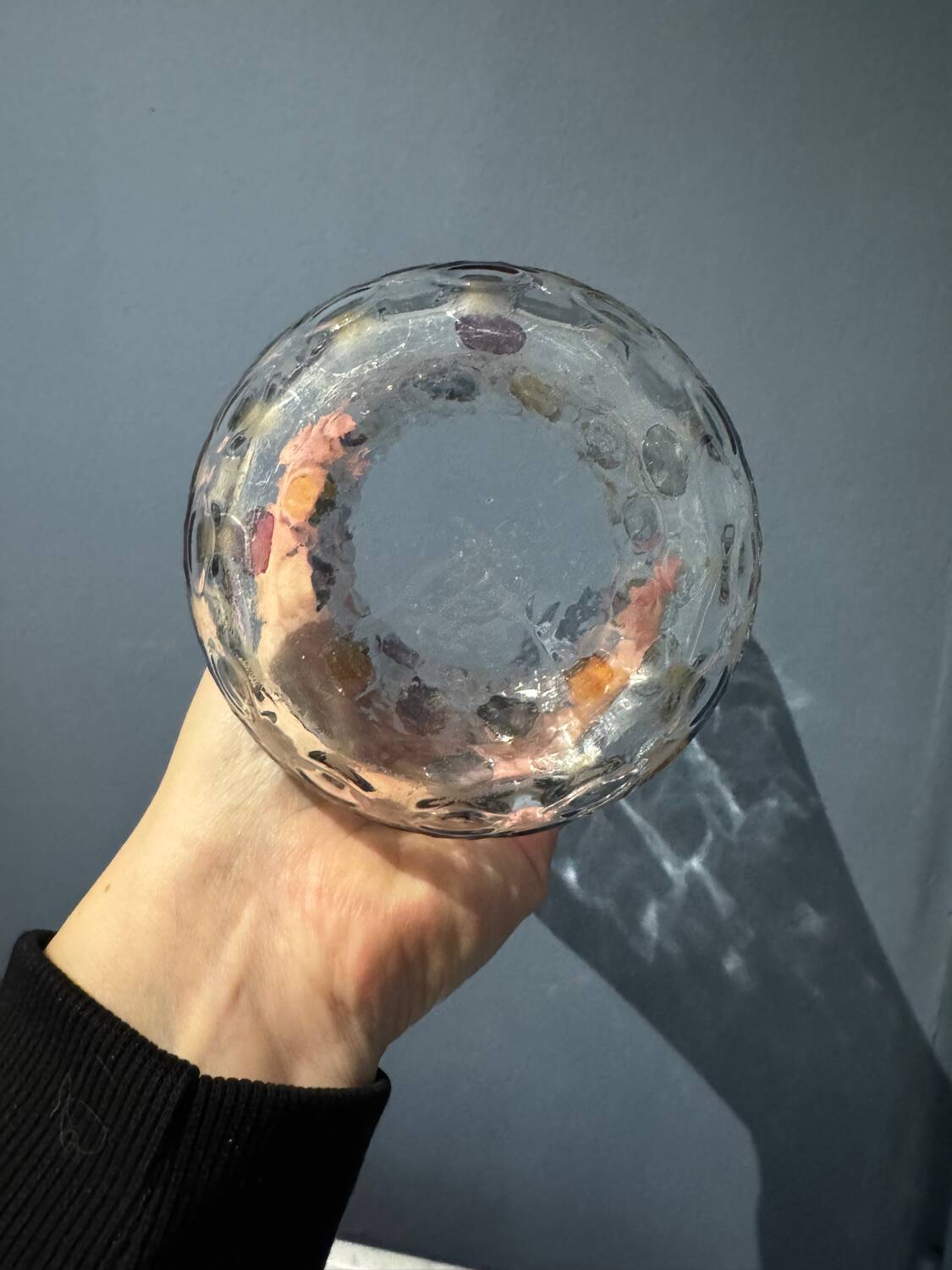 Bohemian glass vase Borske Sklo Nemo Pitcher by Max Kannegiesser