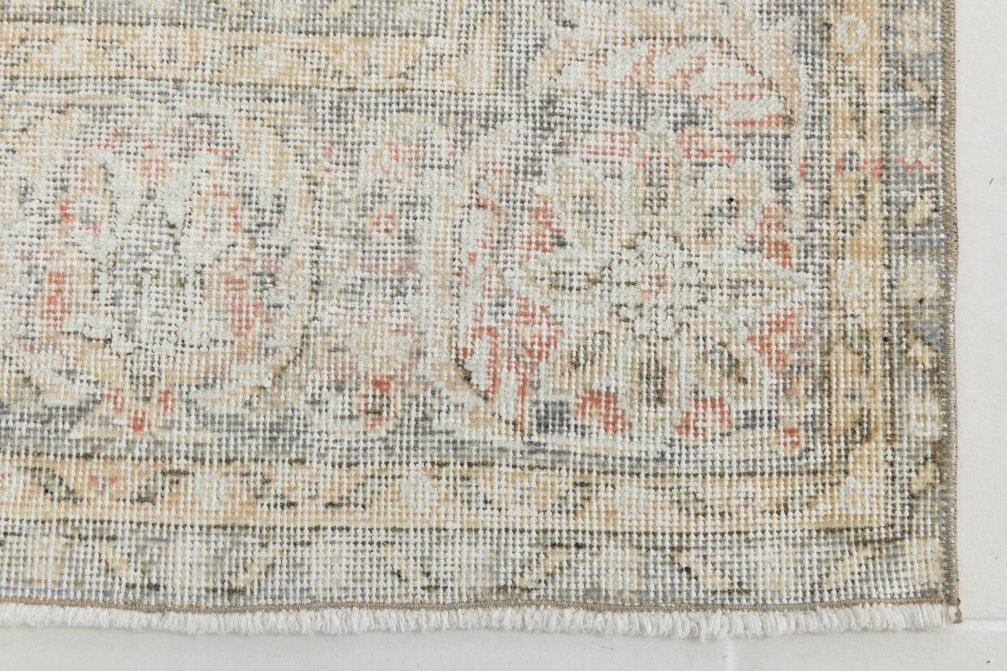 7x10 Soft Red & Beige Persian Area Rug, 207x310Cm