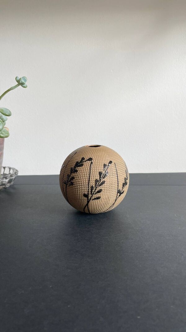 VASE inspiration Japonaise Grès VINTAGE