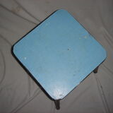 1960 blue formica stool