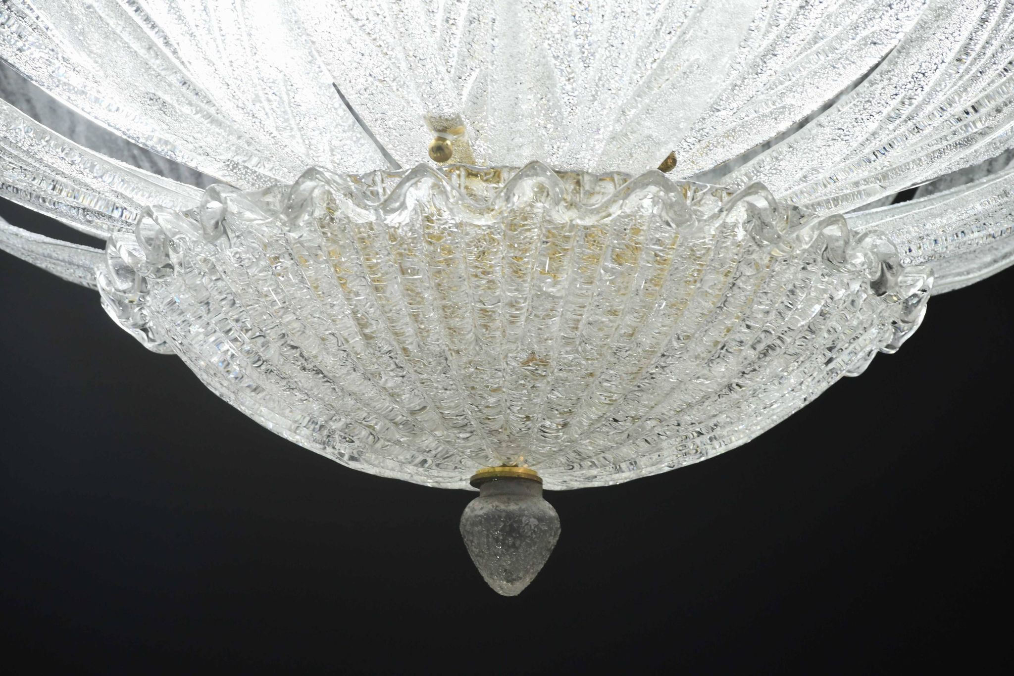 Napoli, Italian Murano Glass Ceiling Light or Flush Mount, 1970s