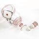 Bridge decanter, mid-century modern, glass, Hortensja, Poland, 1950s