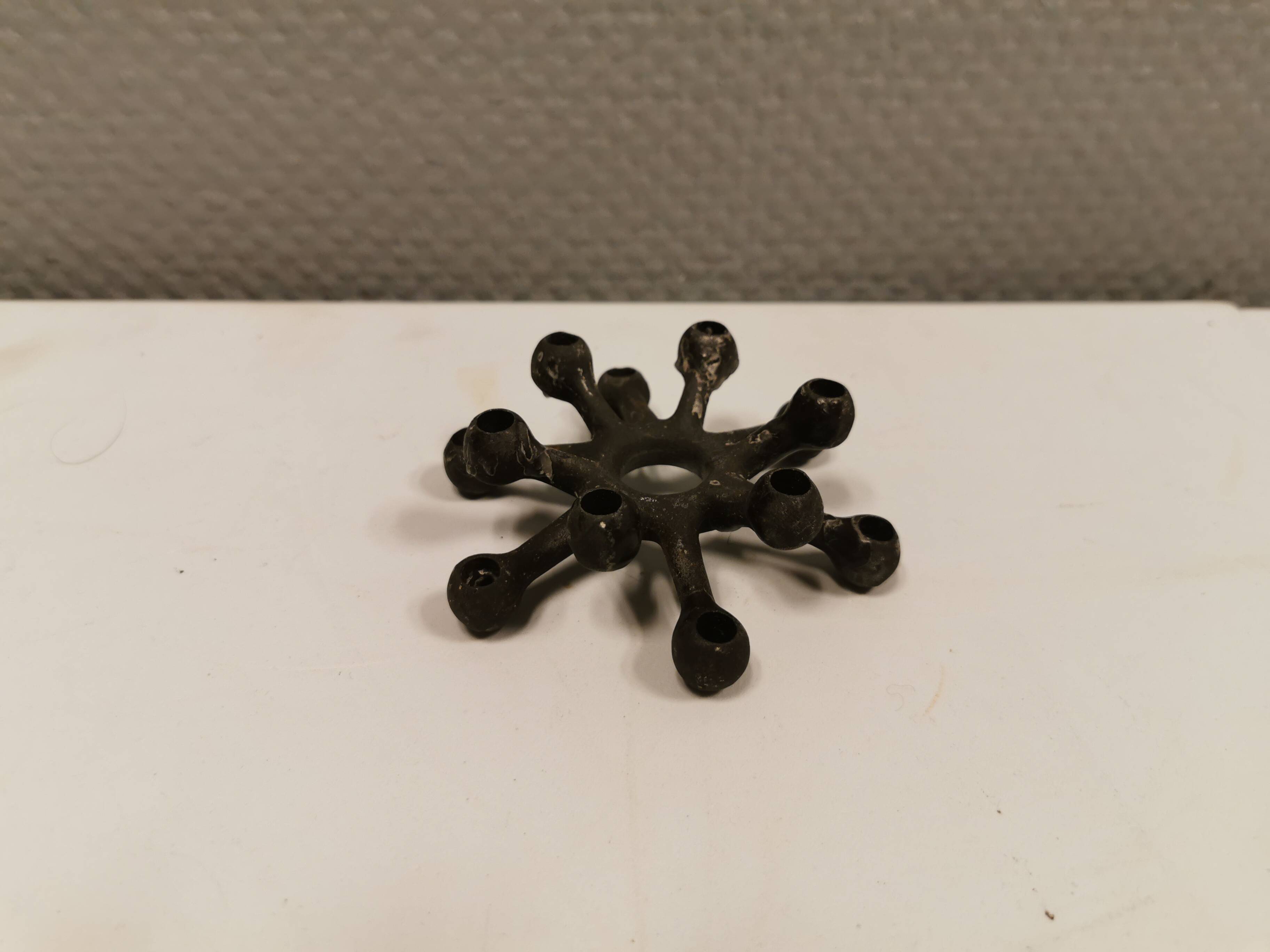 "Spider" candlestick, designed by Jens Harald Quistgaard (JHG) for Danish Design in 1955.