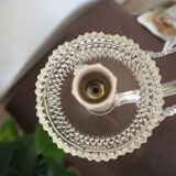 6-light chandelier with tassels