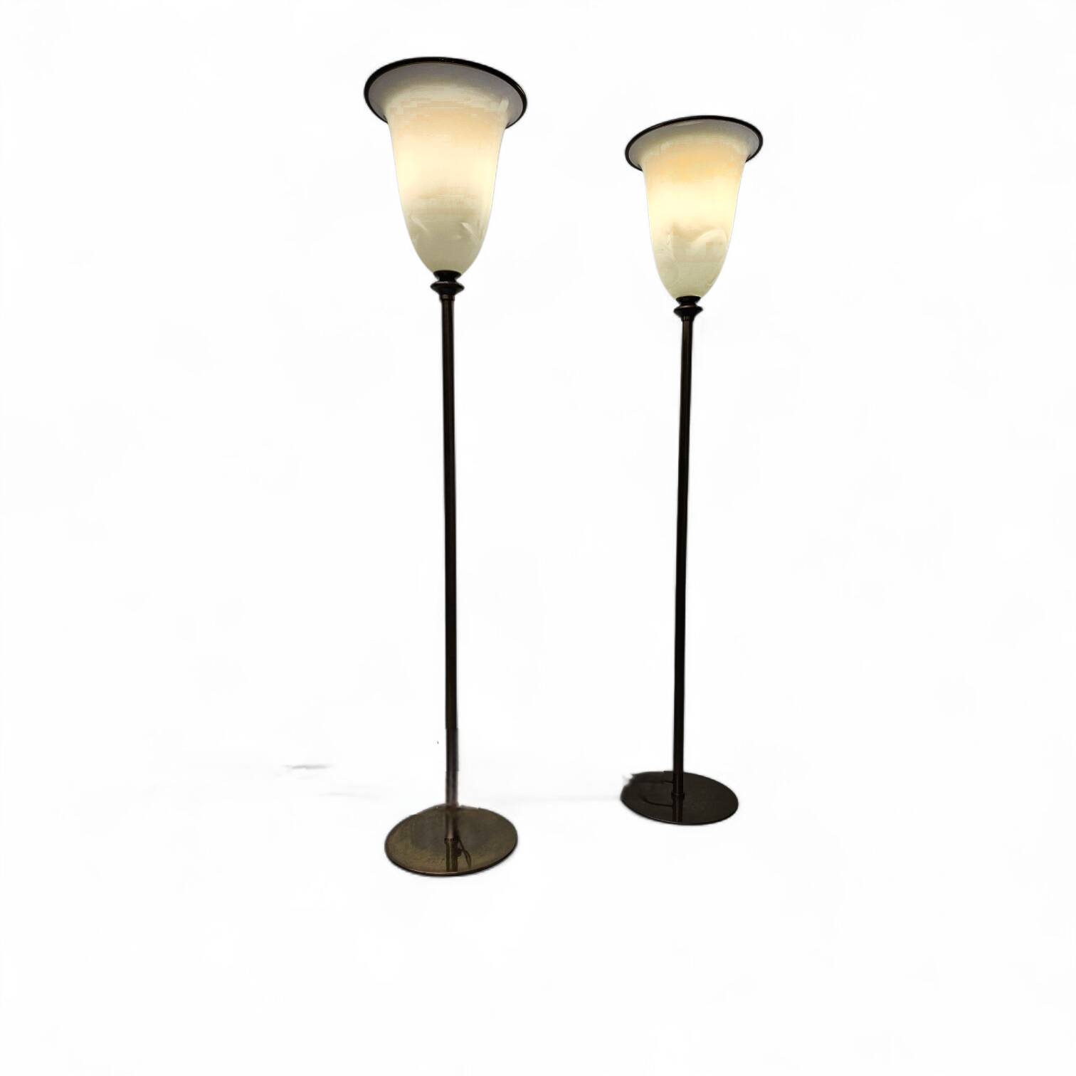 Lampadaires Primavera vintage en verre de Murano par Barovier & Toso / années 1970