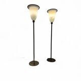 Lampadaires Primavera vintage en verre de Murano par Barovier & Toso / années 1970