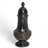Ancienne saupoudreuse Gallia en métal argenté style Louis XVI