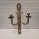 Applique en bronze style Louis XVI, France vers 1900