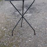 Bistro table 1900 in wrought iron