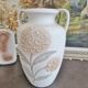 Vintage ceramic amphora vase Scheurich West Germany shabby 60s model 606-28