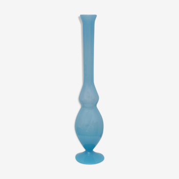 Vase soliflore blue glass